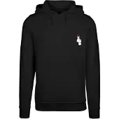 Mister tee Sweatshirt 'Love Sign 2.0' knalrood / zwart / wit