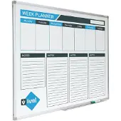 Ivol Whiteboard Bedrukt – 100x150 cm – Magnetisch