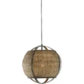 Light & Living Hanglamp Ø41x39 cm BOZONA rotan bruin-grijs