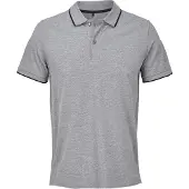 Sols Unisex Volwassen Palermo Polo Shirt (Grijs Marl/Frans Marineblauw)