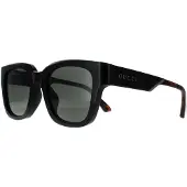 Gucci Square Heren Zwart met Havana Grijs GG1670SK