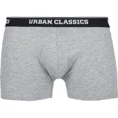 Urban Classics Boxershorts lichtgrijs / donkergroen / zwart / wit