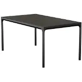 Houe VIER Rechthoekige tuintafel van keramiek