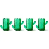 Excelsa Italiaans Design set van 4 likeurglazen in cactusvorm