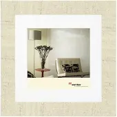 Walther design HO440W Wissellijst Papierformaat: 40 x 40 cm Wit, Beige