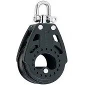 Harken Carbo Pulley 75 Mm Zwart