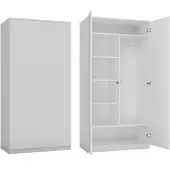 Top E Shop Kledingkast SD-90, wit