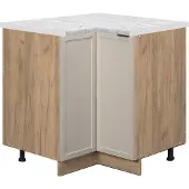 Vicco Fame-Line Hoekonderkasten – 80.5 cm, WB Marmer GrijsBeige