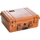 Peli Case 1550NF Koffer Medium oranje zonder schuim