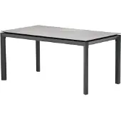 Garden Impressions Domingo dining tuintafel 160x90cm grijs aluminium