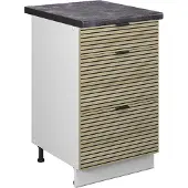 Vicco Fame-Line Keukenonderkast – 50 cm, WB Antraciet Eiken paneel