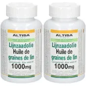 Altisa Lijnzaadolie Bio 2x100 St Capsules