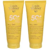Louis Widmer All Day 50+ | Zonder Parfum 2x100 ml Zonnecrème