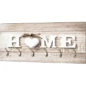 Haku Wandpaneel met 6 haken | 90 x 8 x 40 cm | Home-design