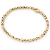 Glow 104.8985.19 Unisex Armband 19 cm Goudkleurig
