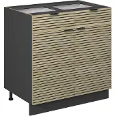 Vicco Fame-Line Keukenonderkast – 80 cm, WB Eik Eiken paneel