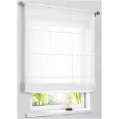 Bonprix Vouwgordijn van lichte voile maat h/b: 155/120 cm