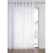 Bonprix Transparant gordijn met gerecycled polyester en fijne sablé structuur maat h/b: 245/300 cm