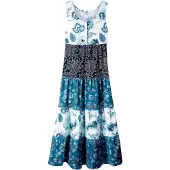 Bonprix Jersey maxi jurk van biologisch katoen maat 152