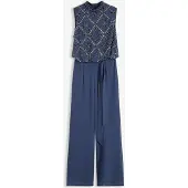 Bonprix Jumpsuit met parelborduursel maat 48