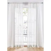 Bonprix Gordijn van lichte voile met tunnelband (2 stuks) maat h/b: 225/150 cm