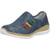 Rieker Instappers honing / taupe / groen / rood