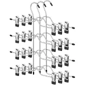 Songmics Rokhangers - Met klemmen - Set van 3 - Metaal