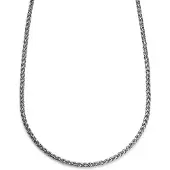 Lucleon Essentials | 5 mm Zilverkleurige Ketting met Tarweschakels