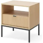 Selsey Vellore – Nachtkastje met lade, Eiken Vicenza-look, 54 cm