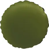 Folat - Folieballon Rond Olive green - 45 cm