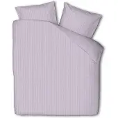 Luna Bedding Dekbedovertrek Embossed Stripes - Lavendel 200 x 200/220