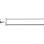 Duravit Handdoekhouders + handdoekhaken, Handdoekstang STARCK T 2-armig, beweegbaar, 465mm chroom