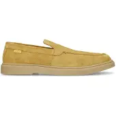 Manfield Gele suède loafers | Maat 41