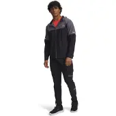 Under Armour Tech Utility Woven Trainingspak Full-Zip Zwart Donkergrijs Rood