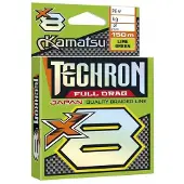 Kamatsu Techron Full Drag X8 0.20mm 150m Limonkgroene Vislijn