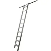 Krause kastenladder, aluminium, met 1 paar inhanghaken, 12 treden