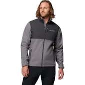 Columbia Ascender Softshelljack Grijs 2XL Man
