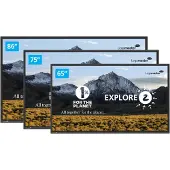 Legamaster EXPLORE2 EXP-7510 EU-bedrijfsmonitor, 75', zonder besturingssysteem, 4K UHD 3840 x 2160 px, intuïtieve aanraakfunctie, HDMI/USB