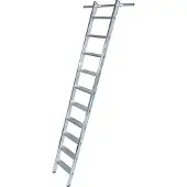Krause kastenladder, aluminium, met 1 paar inhanghaken, 10 treden