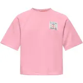 ONLY KIDS GIRL T-shirt roze Meisjes Sweat Ronde hals Printopdruk - maat 146/152