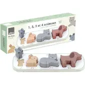 Vilac Ik leer tellen met dieren - - Beige - Hout - Vanaf 18 maanden