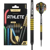 GOAT Athlete Yellow Brass - Dartpijlen