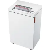 Ideal papiervernietiger 2445 SMC, minisnede 0,8 x 5 mm, P-7, 35 l, 3-4 vel snijcapaciteit, met rollen, Blaue Engel, grijs