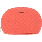 GUESS Utensil zak Dome Cosmetic Pouch Coral Koraalrood