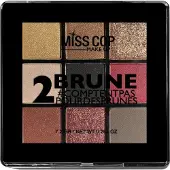 Miss Cop VEGAN Oogschaduw KLEURENPALET N° 02 BRUNE