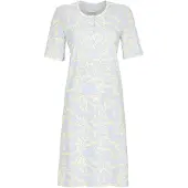 Ringella nachthemd blauw aderpatroon - Blauw - Maat - 46