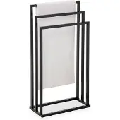 Idimex KUNO handdoekrek modern design in zwart