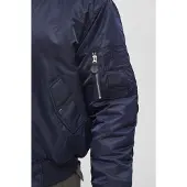 Brandit Tussenjas navy / lichtoranje