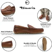 Tamaris Mocassins cognac