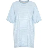 Mey Bigshirt Serie Simple Stripes Alice Blue | Maat 44